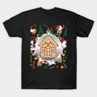 Gingerbread House Wonderland T-Shirt